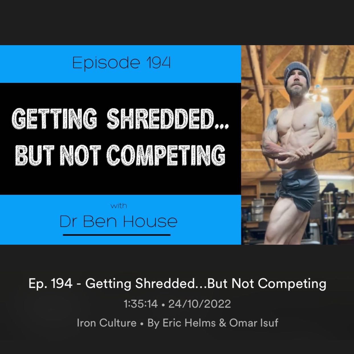 Getting Shredded...But Not Competing - A Synopsis